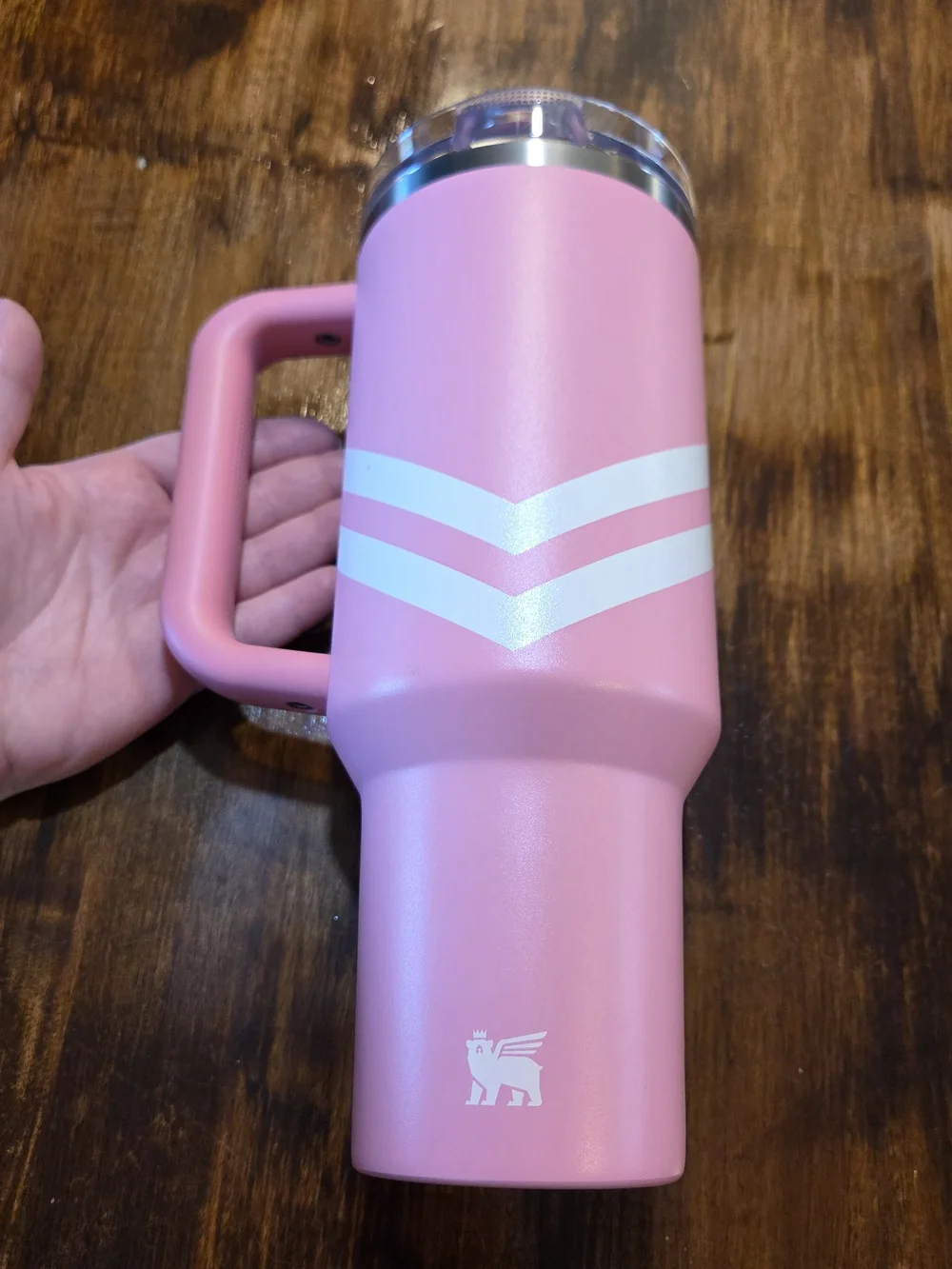 Stanley 40 oz. Quencher ProTour Flip Straw Tumbler - Plumeria Chevron - Picture 4 of 5